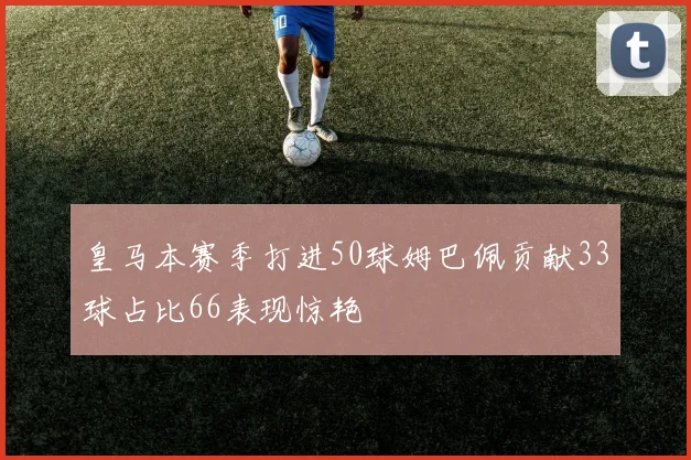 皇马本赛季打进50球姆巴佩贡献33球占比66表现惊艳